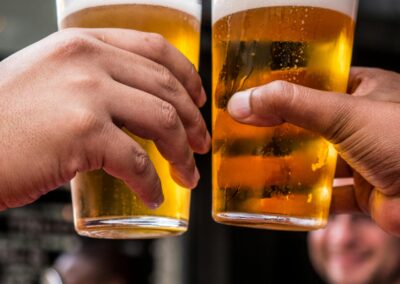 cheers with glass